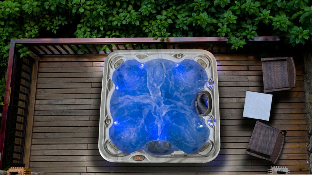 Hot tub for back pain